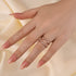 Louily Vintage Round Cut Jacket Wedding Band For Women In Sterling Silver - louilyjewelry