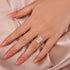 Louily Enchanting Moissanite 4.5 Carat Yellow Gold Radiant Cut Engagement Ring - louilyjewelry