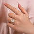 Louily Enchanting Moissanite 4.5 Carat Yellow Gold Radiant Cut Engagement Ring - louilyjewelry