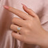 Louily Sparkle Moissanite 2.0 Carat Oval Cut Engagement Ring In Sterling Silver - louilyjewelry