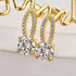 Louily Moissanite Round Cut Stud Earrings - louilyjewelry