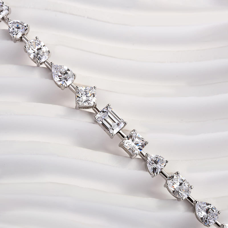 Louily Stunning Unique Design Bracelet for Women In Sterling Silver - louilyjewelry