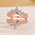 Louily Fashion Round Cut Jacket Wedding Band For Women In Sterling Silver - louilyjewelry