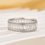 2.8Ct Eternity Radiant Cut Wedding Band In Sterling Silver - louilyjewelry