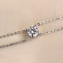 Louily Moissanite Excellent 4 Prongs Round Cut Bracelet - louilyjewelry