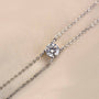 Louily Moissanite Excellent 4 Prongs Round Cut Bracelet - louilyjewelry