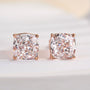 Louily Cushion Cut Sterling Silver Women's Stud Earrings - louilyjewelry