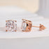 Louily Cushion Cut Sterling Silver Women's Stud Earrings - louilyjewelry