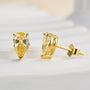 Louily Yellow Stone Classic Pear Cut Earring - louilyjewelry