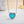 Louily Halo Heart Cut Aquamarine Blue Necklace For Women In Sterling Silver