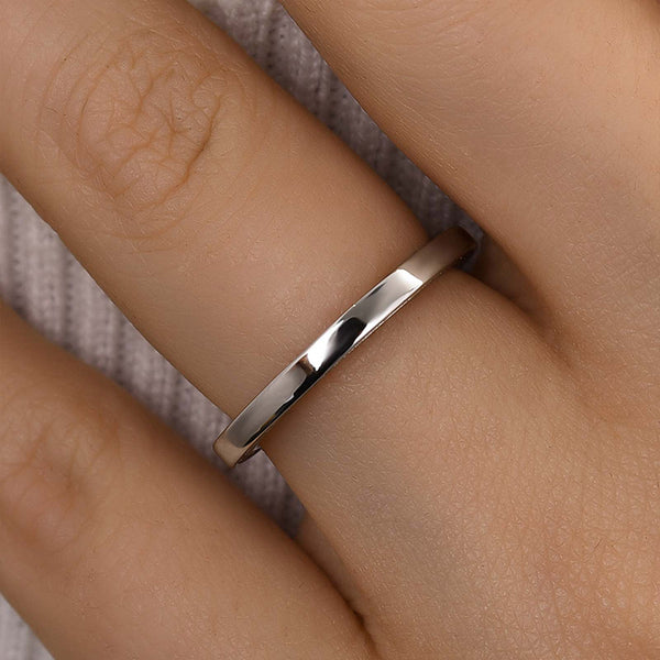 Louily Unique Wedding Band For Women