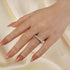 Louily Classic Half Eternity Round Cut Wedding Band - louilyjewelry