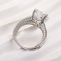 Louily Exquisite 5.0 Carat Heart Cut Engagement Ring In Sterling Silver - louilyjewelry