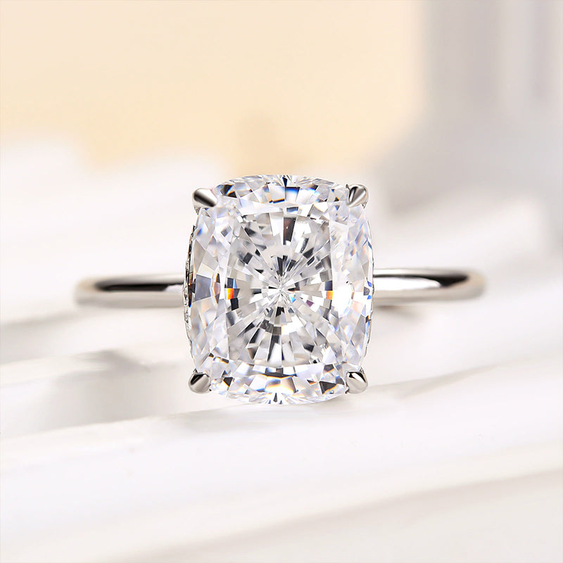 Louily Attractive Cushion Cut Engagement Ring - louilyjewelry