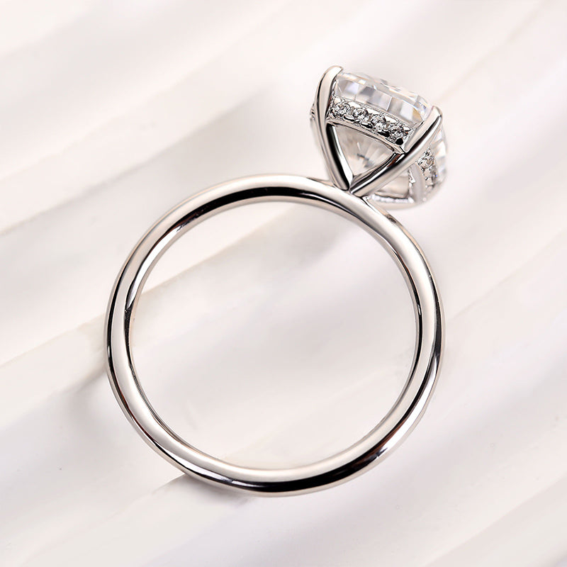 Louily Attractive Cushion Cut Engagement Ring - louilyjewelry