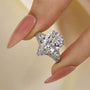 Louily Luxury 5.5Ct Pear Cut Engagement Ring - louilyjewelry