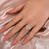 Louily Outstanding Moissanite 4.0 Carat Oval Cut Three Stone Engagement Ring - louilyjewelry