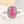 Louily Special Pink Stone Halo Oval Cut Engagement Ring