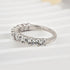 Louily Classic Half Eternity Round Cut Wedding Band - louilyjewelry