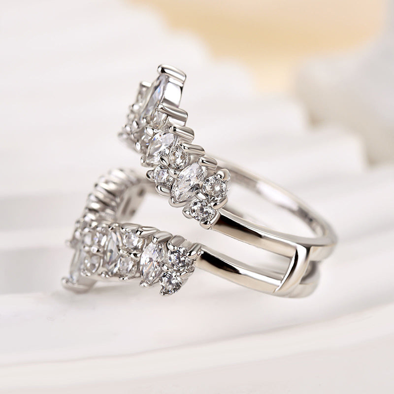 Louily Unique Jacket Wedding Band For Women - louilyjewelry