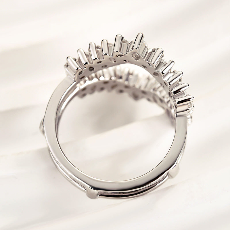 Louily Unique Jacket Wedding Band For Women - louilyjewelry