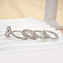 Louily 4PC Luxurious Halo Cushion Cut Women's Wedding Set - louilyjewelry