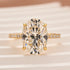 Louily Moissanite 4.0~5.5 Carat Oval Cut Engagement Ring - louilyjewelry