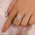 Louily Timeless Moissanite 4.5 Ct Radiant Cut Engagement Ring - louilyjewelry