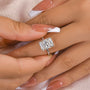 Louily Timeless Moissanite 4.5 Ct Radiant Cut Engagement Ring - louilyjewelry