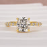 Louily Moissanite 2.0 Carat Cushion Cut Engagement Ring - louilyjewelry