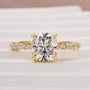 Louily Moissanite 2.0 Carat Cushion Cut Engagement Ring - louilyjewelry