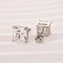 Louily Classic Moissanite Square Princess Cut Stud Earrings In Sterling Silver - louilyjewelry