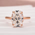 Louily Moissanite Classic 4.0 Carat Oval Cut Engagement Ring - louilyjewelry