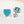 Halo Heart Shaped Paraiba Tourmaline Sterling Silver Women's Stud Earrings