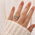 0.6Ct Insert Wedding Band Engagement Ring Enhancer - louilyjewelry