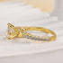 Louily Moissanite Bow Base Design 2.0 Carat Engagement Ring - louilyjewelry