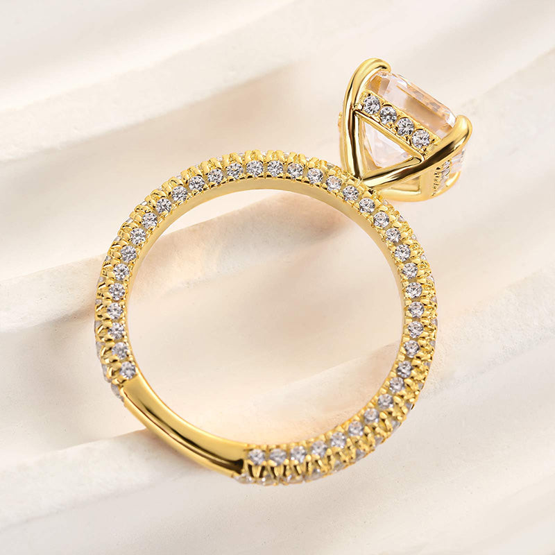 Louily Precious Asscher Cut Women's Engagement Ring - louilyjewelry