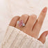 6.0Ct Marquise Cut Three Stone Engagement Ring In Sterling Silver - louilyjewelry