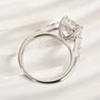 Louily Exquisite Crushed Ice Cushion Cut Engagement Ring - louilyjewelry