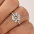 Moissanite 4.0Ct/3.0Ct Round Cut 6 Prong Engagement Ring For Women - louilyjewelry