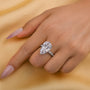 Louily Honorable 8.0 Carat Pear Cut Simulated Diamond Engagement Ring In Sterling Silver - louilyjewelry