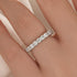 Eternity Moissanite 2.5 Ct Round Cut Women's Wedding Band - louilyjewelry