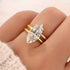 Unique 4.0Ct Marquise Cut Solitaire Engagement Ring Travel Ring - louilyjewelry