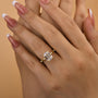 Louily Unique Emerald Cut Engagement Ring For Women - louilyjewelry