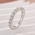 Eternity Moissanite 2.5 Ct Round Cut Women's Wedding Band - louilyjewelry