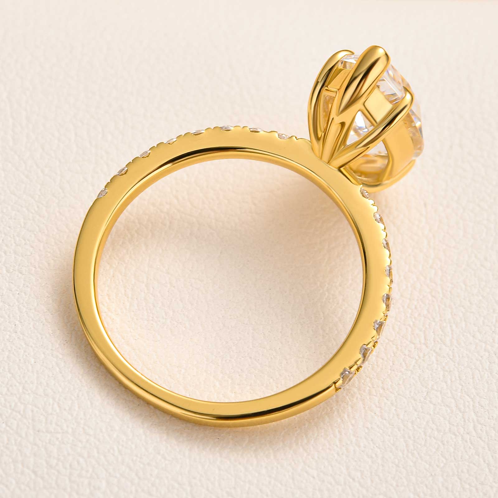 Louily Exquisite Marquise Cut Engagement Ring In Sterling Silver - louilyjewelry