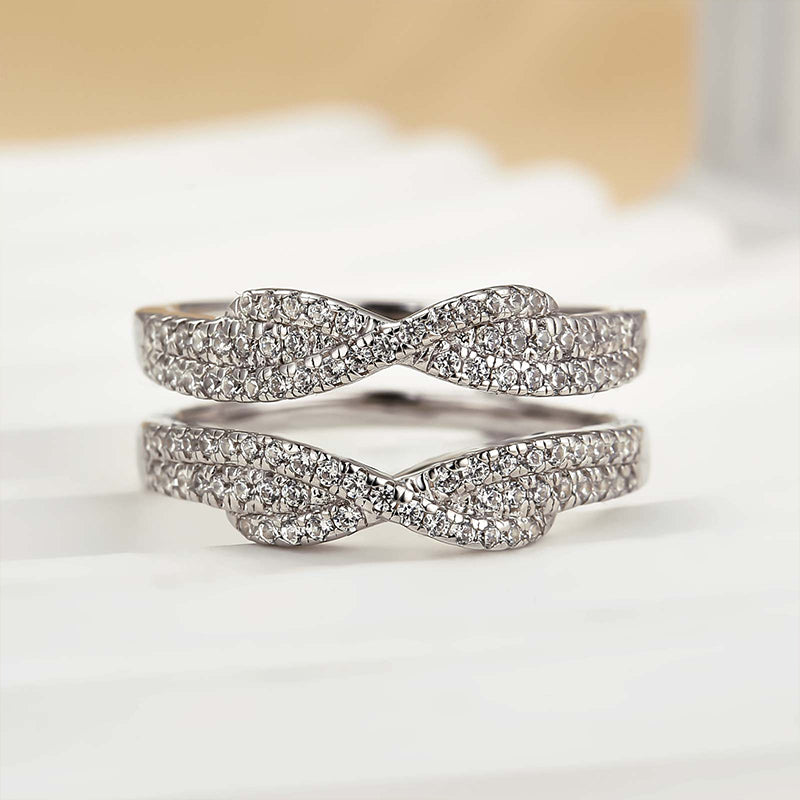 Louily Special Round Cut Jacket Wedding Band - louilyjewelry