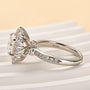 Moissanite 2.0 Ct Halo Round Cut White Gold Engagement Ring For Women - louilyjewelry