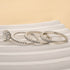 Louily Moissanite 2.0 Carat Round Cut 3PC Wedding Ring Set - louilyjewelry