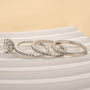 Louily Moissanite 2.0 Carat Round Cut 3PC Wedding Ring Set - louilyjewelry